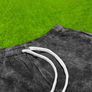 Pantalones Cortos de Algodón para Hombre con Estampado de Llama 'Lovers Only', Cintura Media, Estilo Casual Lavado - Product Image 3