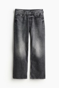 Jean en denim tricoté coupe droite - Été, uni, respirant, imperméable - Product Image 3
