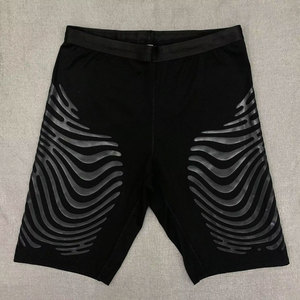 Pantalones Cortos de Entrenamiento Deportivos Personalizados de Secado Rápido, Compresión Elástica, para Maratón, Running, Fitness, Ciclismo, Cintura Media - Product Image 1