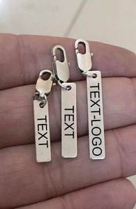 Home Shape Steel Custom Logo Vintage Style Necklace Professional Hotel Keychain <b>Label</b> Manufacturer Supply Custom Engraving - Product Image 4