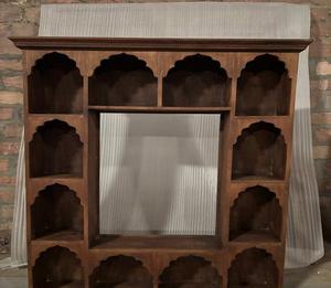 Wooden <b>Wall</b> <b>Storage</b> Bookshelf Multi Shelf Display <b>Unit</b> Solid Wood Furniture for Living Room Study Room Placement - Product Image 3