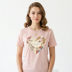 Camiseta Azul Marino para Mujer con Estampado de Corazón y Fuego Alado de Custom Skate Co, Fabricada en Algodón, Tops Femeninos Azul Oscuro, Venta al por Mayor, Ropa Urbana para Motociclistas - Product Image 6