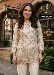 Nueva Colección Exclusiva Especial para Eid, Salwar Kameez de Seda Crepé para Mujer, Estilo Moderno - Product Image 3