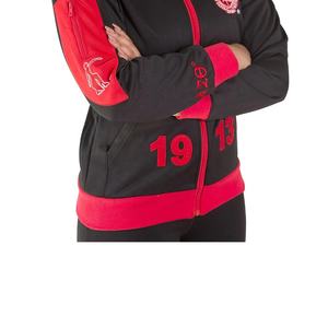 Fraternité sororité personnalisé écologique sweat à fermeture éclair respirant hiver échauffement veste de survêtement conception brodée en gros - Product Image 5