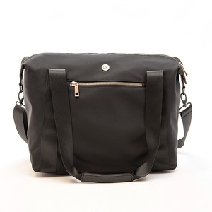 Sac fourre-tout noir en twill, léger, grande capacité, sac à bandoulière, sac à main professionnel, sac simple et imperméable - Product Image 2