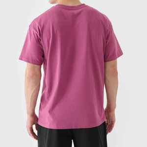 Camisetas Personalizadas de Hip Hop con Logotipo Impreso, Cuello Redondo, Corte Holgado, Talla Grande, Unisex, para Hombre, 100% Algodón Tejido - Product Image 6