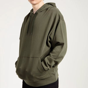 เสื้อฮู้ดแฟชั่นผู้ชายสำหรับฤดูหนาว ปักลายทันสมัย สไตล์สตรีทแวร์ เนื้อผ้านุ่ม 100% ผ้าฝ้ายฟลีซ 400 กรัม ป้องกันขนร่วง อุ่นสบาย - Product Image 4