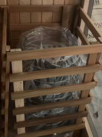 Harga Terbaik Set Sauna dan Shower untuk 4-5 Orang, Kamar Mandi Sauna Kayu yang Dapat Disesuaikan, Sauna Luar Ruangan, Kombinasi Shower dan Sauna