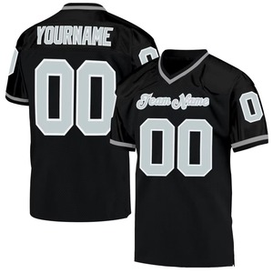 Großhandel Maßgeschneiderte American-Football-Team-Trikots Individuelles Design Fußballtrikot Mesh 100% Polyester Atmungsaktiv Sublimationsdruck - Product Image 6