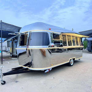 Stainless Steel Food Frame 4 <b>Wheel</b> Mobile Food Truck Trailer Van Deep Fryer <b>Pizza</b> Oven Ice Cream Mobile Food Truck Trailer Van - Product Image 1