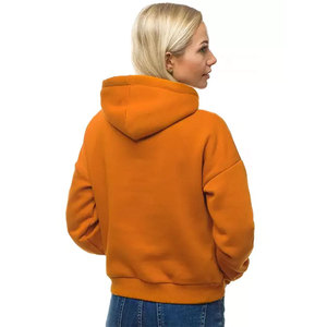 Unique Style <b>Women</b> Drawstring Hooded Sweatshirt <b>Long</b> Sleeve Premium Quality 100% Cotton Fleece Street Style Pullover <b>Hoodie</b> - Product Image 5