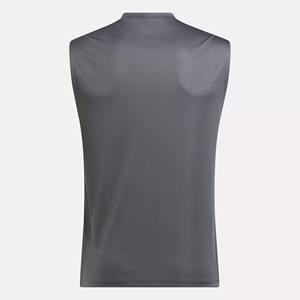 เสื้อกล้ามวิ่งผู้ชาย ระบายอากาศ แห้งเร็ว ขายส่ง คอเหลี่ยมทันสมัย น้ำหนักเบา ไร้ตะเข็บ เสื้อกีฬา - Product Image 6