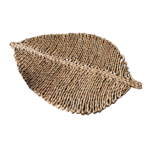 Functional Seagrass <b>Placemats</b> Round Woven Straw Table Decor Natural Wicker Chargers for Multi Purpose Usage - Product Image 1
