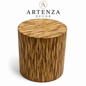 Artenza Decor Handmade <b>Glass</b> Tea Light <b>Holder</b> Geometric <b>Candle</b> Jar Clear Decorative Lantern for Home Christmas Easter Decor - Product Image 3
