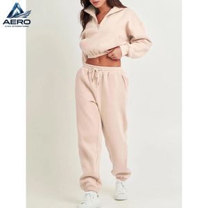 Women Clothing Active Gym Wear Outfits <b>Set</b>, In Different Colors Highest Quality Product Ladies Gym Crop Tracksuits - Product Image 2