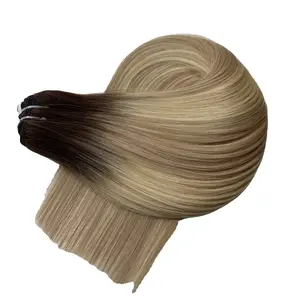 Beautiful Balayage Color Weft Hair Extensions Silky Straight Best Selling Mix Colors Dropship Worldwide