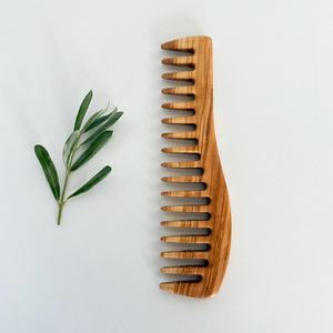 Peigne en bois fait main le plus vendu, à dents fines, pour un coiffage soigné et l'entretien de la barbe, peigne en bois naturel - Product Image 1