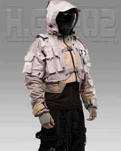 Custom High Quality Techwear <b>Jacket</b> <b>Waterproof</b> Men Tactical Multi-Pocket Windbreaker Cyberpunk Streetwear Urban Functional Coat - Product Image 5