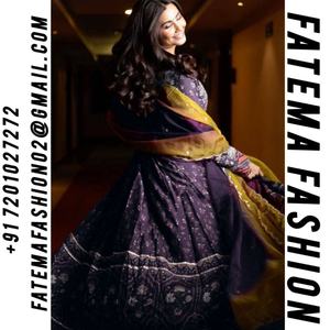 Vestido Anarkali de Muselina Pesada de Diseñador Fatema Fashion, para Ocasiones Especiales, Bodas Indias y Pakistaníes, Salwar Kameez para Mujer - Product Image 2