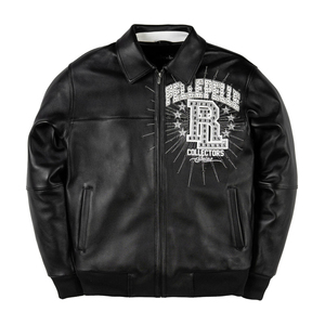 OEM Fashion Design Varsity Men's Winter <b>Jacket</b> New Arrival Heavy Embroidery <b>Rhinestone</b> Waterproof Windproof Vintage Decoration - Product Image 4