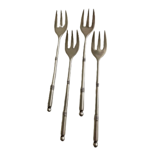 Manufacturer Supplier Stainless Steel Silver Plated Metal Cutlery <b>Fork</b> for Hotels Restaurants Metal Handle - Product Image 1