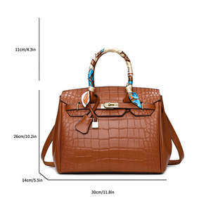 Sacs à main classiques pour femmes à prix abordable, sacs à bandoulière en PU contrastés pour femmes, sacs à main pour femmes - Product Image 6