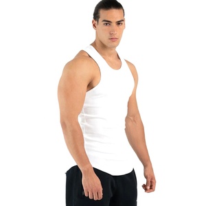 Débardeur de sport pour homme personnalisé, 100% coton, écologique, à séchage rapide, respirant, coupe ajustée et style vintage - Product Image 2