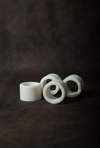 แหวนผ้าเช็ดปากลายหินอ่อนทำจากหินหินขัดที่วางผ้าเช็ดปาก - Product Image 6