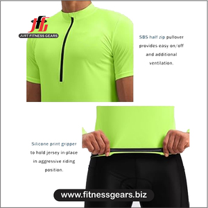 Maillot de cyclisme pour hommes à prix de gros – Nouveau style, très vendu, respirant, séchage rapide, écologique, manches courtes, anti-plis - Product Image 4