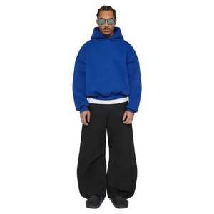 Sudadera Oversize de Algodón Pesado de 430 g/m² con Hombros Caídos, sin Cordones, Personalizable con Logotipo para Fabricantes de Ropa Urbana - Product Image 5