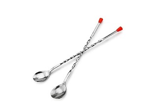 Agitador de cócteles hecho a mano de acero para decoración de bar. - Product Image 3