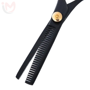 Ciseaux à effiler les cheveux en acier inoxydable, pour droitiers, légers, outil professionnel pour barbier et salon - Product Image 2