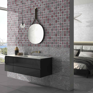 Carrelage mural en céramique blanc brillant 300x600 mm pour la rénovation de bureaux d'entreprise et de bâtiments commerciaux modernes et minimalistes - Product Image 2