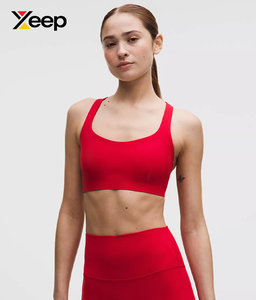 เสื้อชั้นในกีฬาโยคะคุณภาพสูงสำหรับผู้หญิง XEEP รุ่น XC-SB-125 แบบเรียบง่าย ระบายอากาศได้ดี สายปรับได้ แผ่นรองถอดออกได้ รองรับได้ดีเยี่ยม แห้งเร็ว - Product Image 1