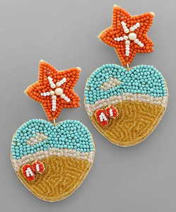 Pendientes de Corazón con Lentejuelas y Cuentas, Diseño de Lujo, Hechos a Mano por MD HANDICRAFTS - Product Image 6