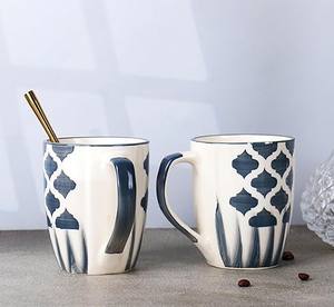 Taza de Café de Cerámica con Diseño Minimalista de Montaña, Acabado Liso y Brillante, Construcción Duradera, Asa Cómoda, Regalo para el Hogar u Oficina - Product Image 5