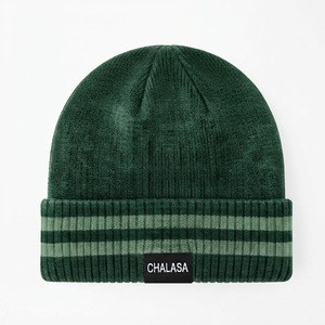 Best Selling 100% <b>Wool</b> Casual Drip Knit Jacquard Custom <b>Beanie</b> for Women & Men with Embroidery Logo - Product Image 5