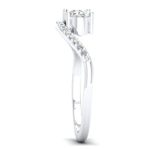 Bague en or massif 14K 18K avec diamant de laboratoire HPHT CVD, design classique REYES, pour femme, prix de gros, cadeau de fiançailles, bijoux fins - Product Image 3