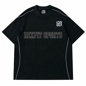 เสื้อยืดสตรีทแวร์ พิมพ์ลายโลโก้ตามสั่ง ผ้าฝ้าย 100% 240 GSM คุณภาพพรีเมียม เสื้อยืดโอเวอร์ไซส์สำหรับผู้ชาย เสื้อยืดเนื้อหนา - Product Image 1