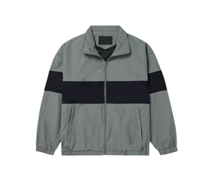 2025 OEM New Sportswear Windbreaker Jackets Breathable 100% Polyester Plus Size Color <b>Block</b> Mesh Lining Summer Jackets For Men - Product Image 5
