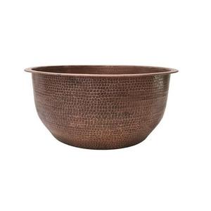 Traditional Copper Pedicure Bowl Handcrafted Foot Soaking Tub For Spa Salon And Home <b>Wellness</b> Use - Product Image 6