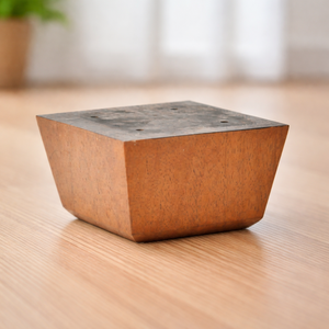 Wide Block Solid Wood Sofa Leg Heavy Duty Furniture Feet Thick <b>Top</b> Strong Bearing Capacity Custom Height Available Living Room - Product Image 1