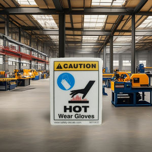 Autocollant adhésif pour machines industrielles Protection contre les risques thermiques et sécurité au travail Résistant à la chaleur et aux rayures - Product Image 3