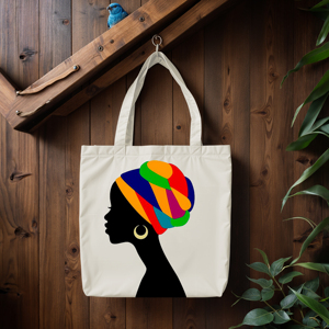 จำหน่ายส่งถุงช้อปปิ้งผ้าฝ้ายรีไซเคิล 100% คุณภาพดี พิมพ์ลาย ราคาสมเหตุสมผล จากซัพพลายเออร์อินเดีย - Product Image 5