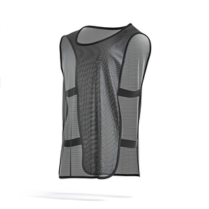 Scrimmage Vest Sports Pinnies Practice <b>Bib</b> Reversible Numbered Mesh Adult Sizes 100% Polyester Transparent Heat-Transfer Printed - Product Image 2