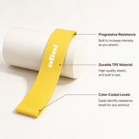 Bandes de Résistance TPE, Ensemble de 5 Bandes de Yoga avec Sac pour Yoga, Squats, Entraînement des Fessiers, Hommes, Femmes, Gymnastique à Domicile, Fitness, OEM