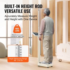 Balance numérique de médecin professionnel pour dispositif médical de poids et de taille avec une capacité de 660LB - Product Image 3