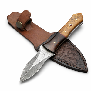 Couteau à huîtres SAZ ENTERPRISES, manche en bois, fait main, outil pour fruits de mer, écologique, compatible lave-vaisselle, haute qualité - Product Image 1