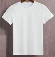 เสื้อยืดผู้ชายแบบเรียบ ผ้าฝ้าย 100% สำหรับสกรีนลาย เสื้อยืดผู้ชายคุณภาพสูง - Product Image 5