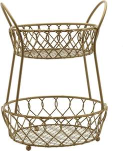 Panier à fruits moderne en fer, best-seller, pour comptoir de cuisine, bol décoratif pour le rangement des fruits, organiseur pour la décoration de table à manger - Product Image 4